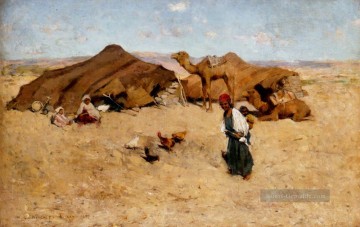  arabisch - Arab Encampment Biskra Szenerie Willard Leroy Metcalf